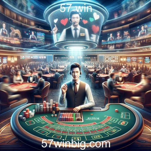 A Emoção do Casino ao Vivo no 57 win
